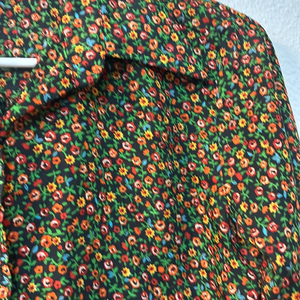 VTG Sears JR floral button down - Picture 3 of 6